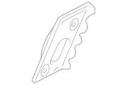 Genuine GM Passenger Side Front Compartment Side Rail Plate 22978860