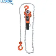 1650Lbs Lever Chain Hoist Capacity 10FT/3M G80 Chain for Warehouse Machinery
