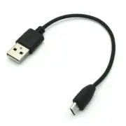 Black Short Micro USB Cable Rapid Charger Sync Power Wire Cord for CELL PHONES