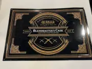 new Gurkha Blandmaster's Cask limited release collection metal tin sign 15x22.5"