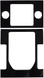 Interior Mouldings for Discovery 4 LR4 2010-2016 Car-Styling ABS Gloss Black Center Console Gear Shift Frame Cover Trim Accessories(Size:Down Panel)