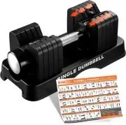 Lifepro Adjustable Dumbbells 55Lbs Single Compact Hand Weights for Women/Men