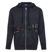 [Junya Watanabe] Multi Fabrics Patchwork Hoodie