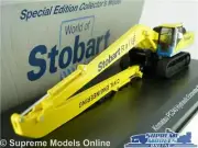 EDDIE STOBART KOMATSU PC340 EXCAVATOR DIGGER MODEL 1:76 SCALE ATLAS OXFORD K8