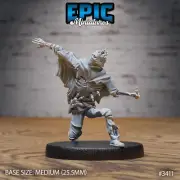 Undead Bandit B by Epic Miniatures Monster RPG D&D Pathfinder 3D Print