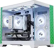 Aftershock Gaming PC | AMD Ryzen 5 7500F | RTX 4060Ti 8GB | 32GB RAM | 1TB SSD | 650W PSU | Green KOI Print | Windows 11 | Unleash Gaming Power with This Tower Desktop Computer