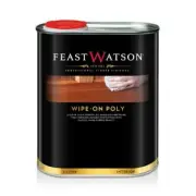 Feast Watson Mastertouch TIMBER OIL Wipe On Poly Clear 1L Gloss or Satin