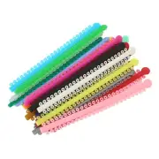 20 Strips Orthodontic Ligature Tie PU Elastic Multi Color Ligature Ring Acc MGR