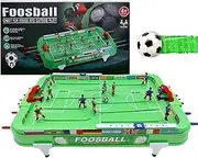 Compact Soccer Table | Tabletop Soccer Fun | Interactive Football Game | Soccer Toy | Compact Game | Interactive Sports Game Family Soccer Game for Parties, Camping, Home