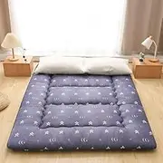 Japanese Floor futon Mattress, Soft and Breathable, Portable roll-up Mattress, Foldable, Full Size, Suitable for Home use, Dormitory, Camping.(07,120 * 200CM)