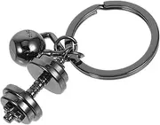 [ULDIGI] Dumbbell Key Ring Pendant Fitness Theme Keychain Charm for Bags and Backpacks Lightweight Key Holder Decorative Gym Keyring for Unique Style