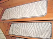 15 Step 9'' x 30'' + 1 Landing 38'' x 30'' Wool Tufted Carpet Stair Treads .