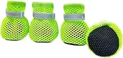 4-Piece Set of Dog mesh Shoes, Comfortable Shoes for Outdoor Pets, Running Shoes for Small and Medium-Sized Dogs, mesh pet Shoes, Breathable and Soft, Dog Boots and paw Protection Covers/1026