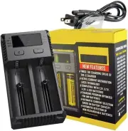 Universal Battery Charger - 2 Battery Capacity - AA - AAA - AAAA - C - D Sizes