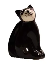 +++CATS L*885 -44.217 Ceramic BLACK / WHITE CAT Pie Vent