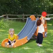 Bopeep Kid Slide Set Basketball Hoop Indoor Outdoor Playground Activity Center