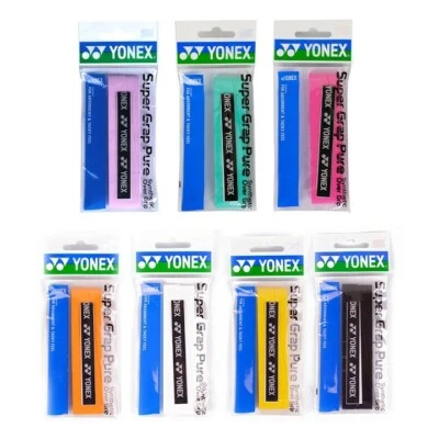3pk x Yonex Badminton Racket Grip Super Grap Pure AC108 - 7 colors