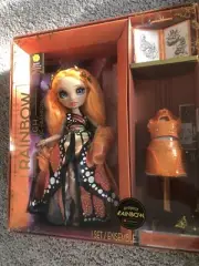 Rainbow High Fantastic Fashion Poppy Rowan Orange Fashion Doll VHTF Rare