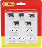 Hornby Gauge Dairy and Beef Cattle Cows Figures 10-Peices