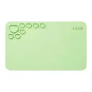 Silicone Painting Mat for Craft, 40*60cm Non Stick Craft Mat for Resin Casting, for DIY Graffiti Oil Painting, Art, Clay and Play Doh Color Green
