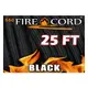 FireCord 火種傘繩/黑色 (25呎)-#FIRECORD FC-BLACK25
