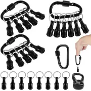 24x 1/4 Hex Shank Quick Release Keychain Screwdriver Drill Bit Holder SMRΣ