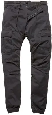 Vintage Industries Vince Cargo Jogger Pants, grey, Size 30 for Men