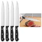 4 Pc Carving Meat Slicing Knife 8" Professional Stainless Sharp Blade Cutting