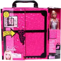 在飛比找蝦皮購物優惠-8011AA 芭比時尚衣櫃人物組 Barbie 洋娃娃 夢幻