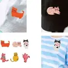 6 Pcs Lovely Cats Sewing Patches Iron on Patches Embroidery Patches for Clothes