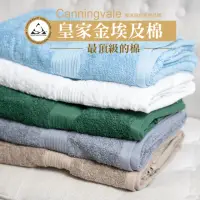 在飛比找momo購物網優惠-【canningvale】澳洲家用品牌 皇家金埃及棉舒適浴巾