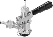Keg Coupler, High-Quality Food-Grade 304 Stainless Steel Material, Large-Capacity R-Angle Anti-Backflow Design, Smooth Surface, Comfortable Grip