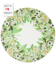 Elizabeth Sutton Home Bouquet Pura Vida Round Placemat with $9 Credit