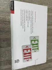 Emergi-Lite ELX400RN Red LED Thermoplastic Emergency Exit Sign Universal Mount