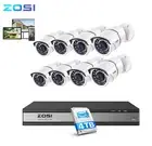 ZOSI 4K 16CH NVR 5MP PoE Security Camera System Home Outdoor CCTV 4TB HDD