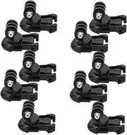 Gadpiparty 10pcs Buckle Adapter Mounts Cameras Secure Vertical Mount with Long Thumb Screws for Easy and Stability for Dual Setup with Smartphone and Camera