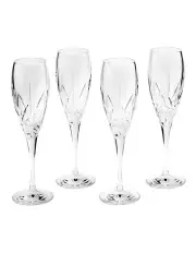 [Royal Doulton] Karmen Flute Glass Set of 4 in Clear