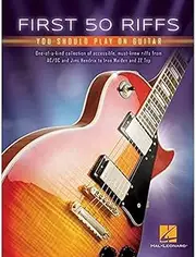 Hal Leonard First 50 Riffs You Should Play on Guitar Book
