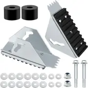 Aluminum Anti-Skid Shoe Kit for Extension Ladders,Rubber Padded Feet,Extension L