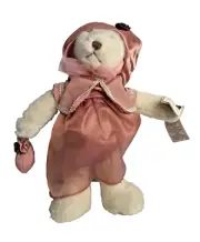 Russ Tovah White Soft Plush Teddy Bear New Old Vintage Stock