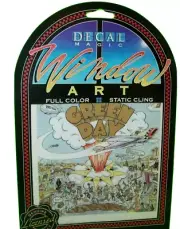 Green Day Dookie Vintage Original Window Art Magic Cling NOS Licensed 1994 Punk