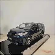 Die Casting 1:18 for Toyota GRANVIA MPV Commercial Vehicle Alloy Car Model Collectibles Fully Open Door Miniature Vehicle Model Presents Ornaments