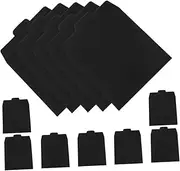 JEWEDECO 12pcs CD DVD Sleeves Storage Bag Elegant Card Paper Envelope for Wedding Cards Disc Holder Protection Sleeves for Documents and More Convenient and Stylish Design