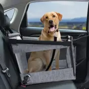 Dog Car Seat for Pet Travel with Waterproof Pad, Half Seat Dog Hammock,Harnes...