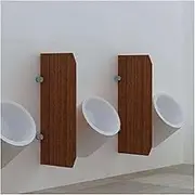 Urinal Screen Toilet Partition,2pcs Wall-Mounted Men's Urinal Privacy Screen, Toilet partition Board, for Schools/kindergartens/Shopping Malls/Public Places