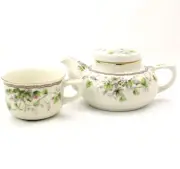 Teapot and Cup Monica Grape Vine Andrea by Sadek (3 Piece Set)