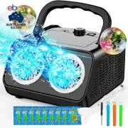 Automatic Bubble Machine Upgrade Blower with 2 Fans, 20000+ Bubbles per Minute f