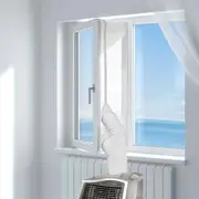 5.6M Universal Window Seal for Portable Air Conditioner And Tumble Dryer Works Easy to InstallAir Exchange Guards With Zip and Adhesive Fastener