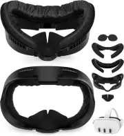 Facial Interface & Face Pad Cushion Compatible with Oculus/Meta Quest 3 Accessor