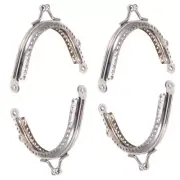 5 Pcs Purse Making Supplies Metal Purse Frame Purse Frame